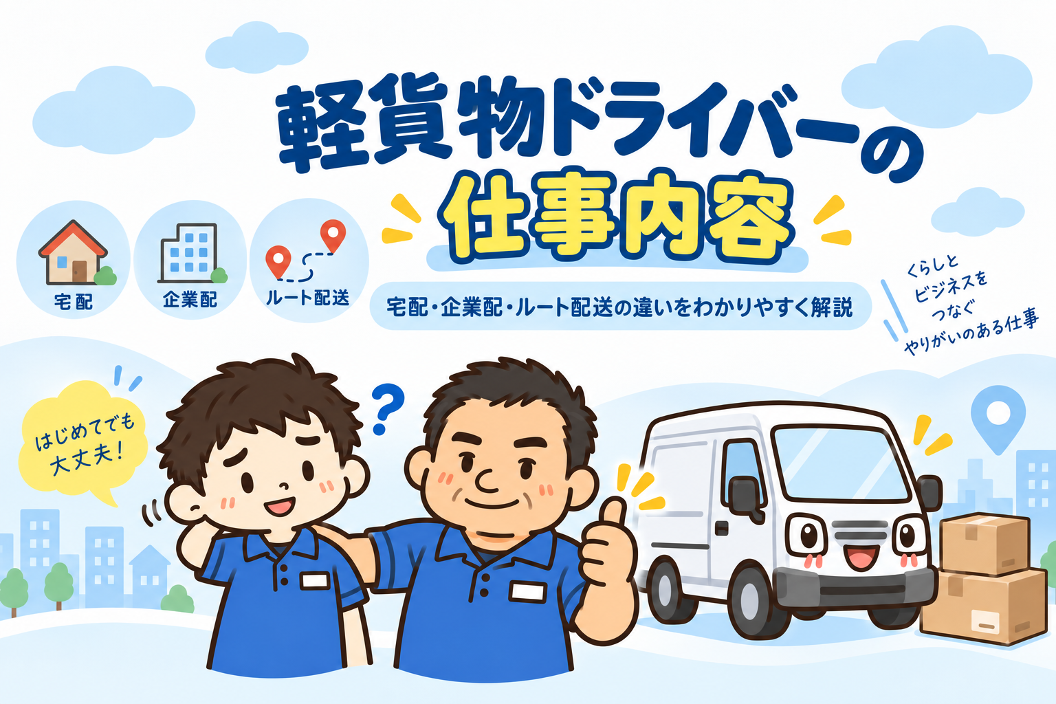 軽貨物ドライバーの仕事内容