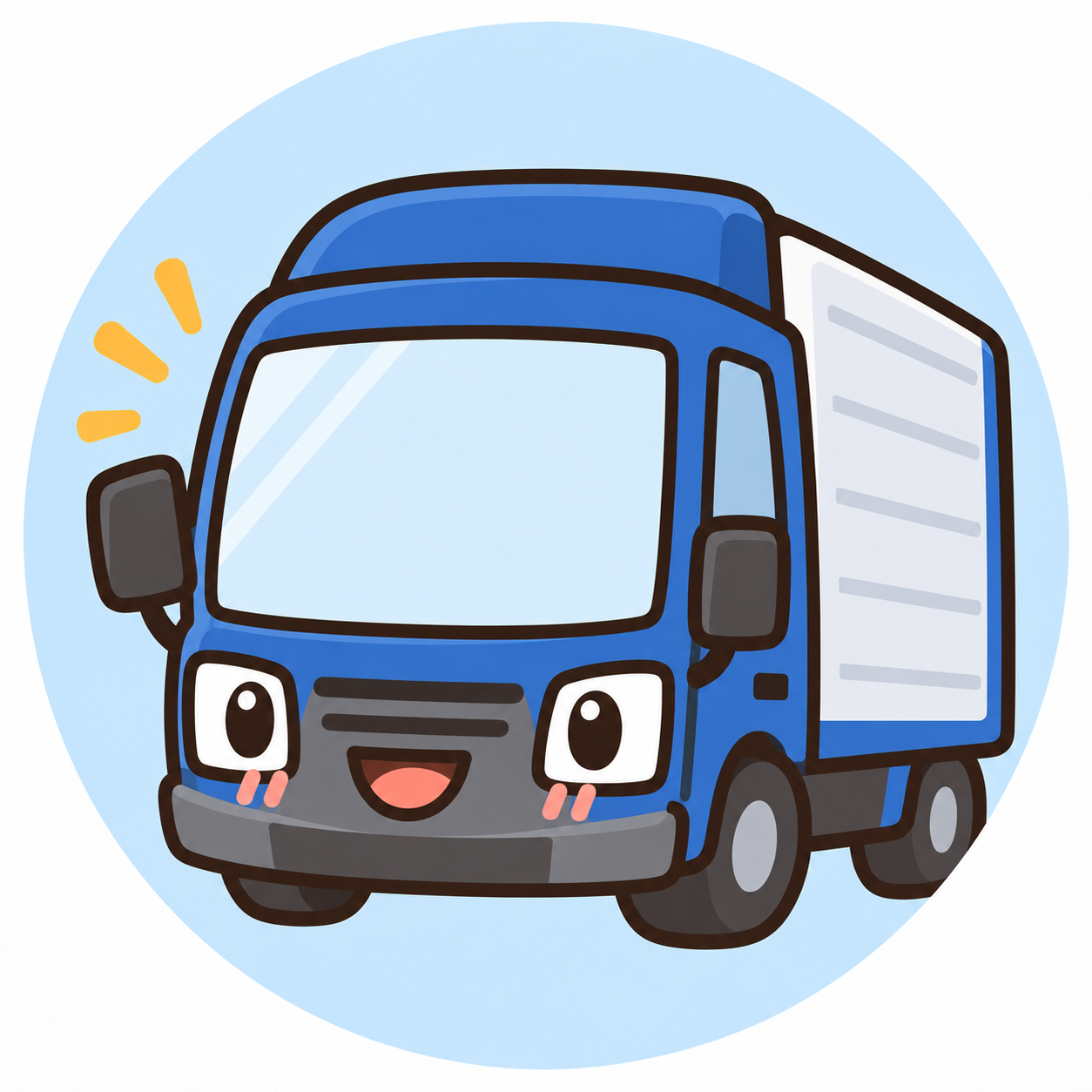 ヤガテを表すトラックキャラクター